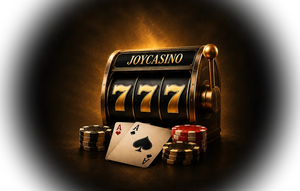 מכונת מזל JoyCasino 777, קלפים ואסימוני משחק